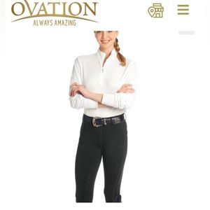 Women’s Ovation Aerowick Knee Patch equestrian riding tights